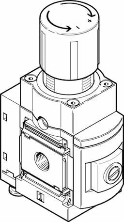 Festo ms6-lrpb-1/2-d2-a8-bd - Thumbnail 1