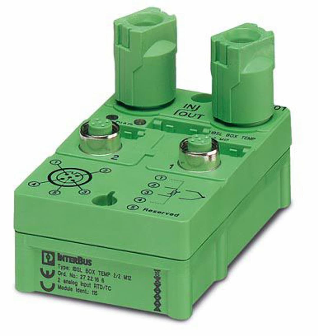 Phoenix Contact IB L2 BOX TEMP 2/2 M12