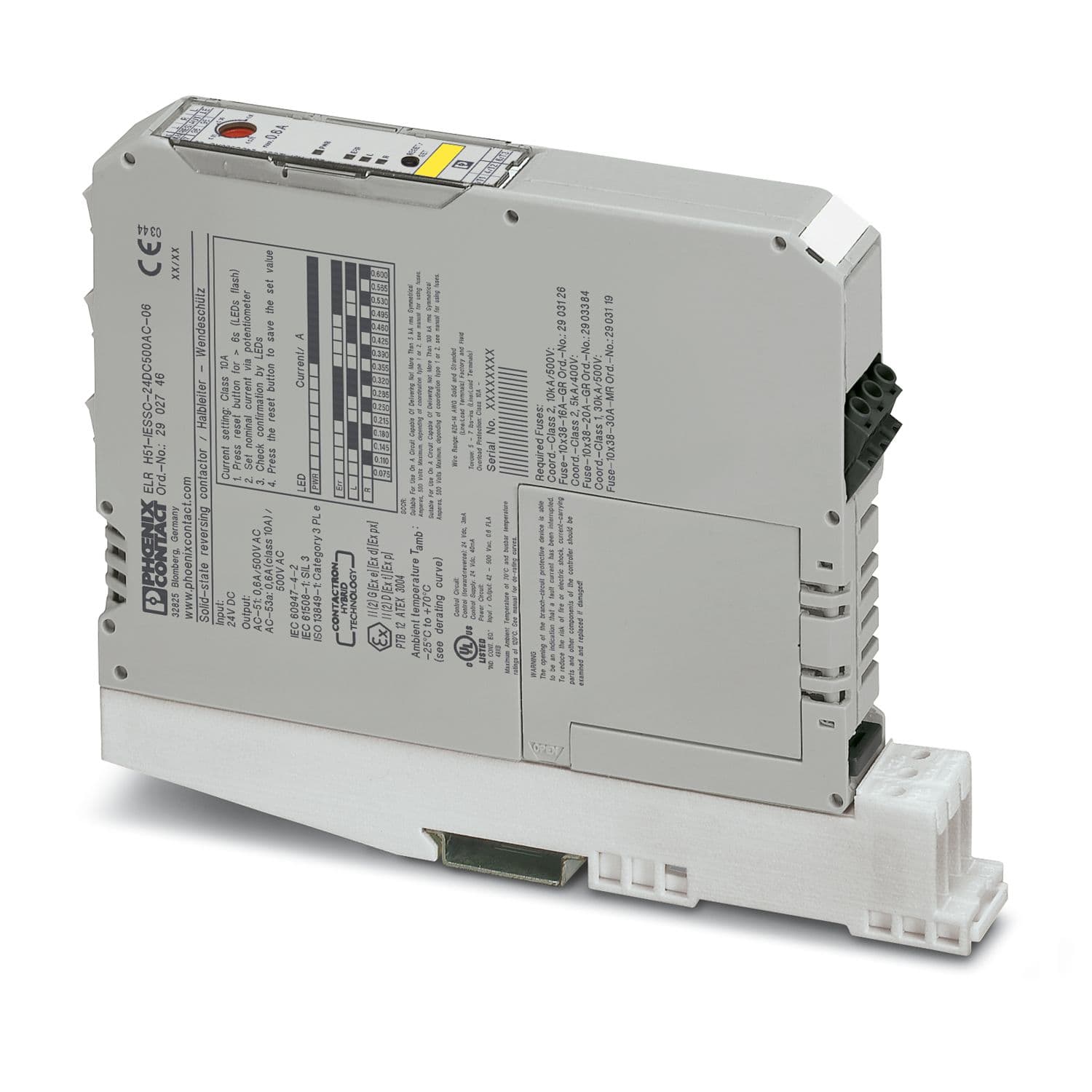 elr h51-0.6-din-rail-set