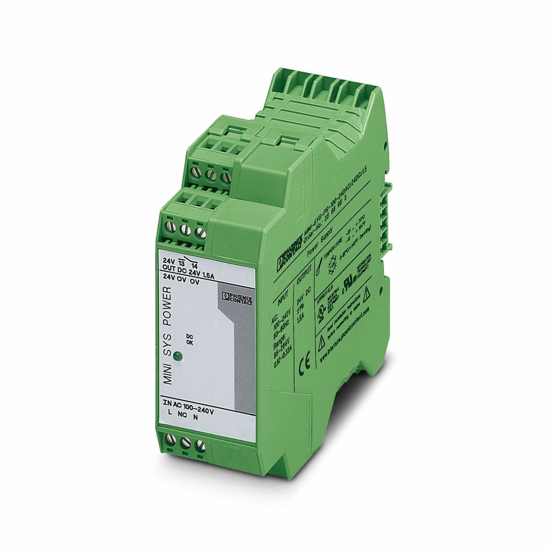 Phoenix Contact MINI-SYS-PS-100-240AC/24DC/1.5 Phoenix Contact MINI-SYS-PS-100-240AC/24DC/1.5